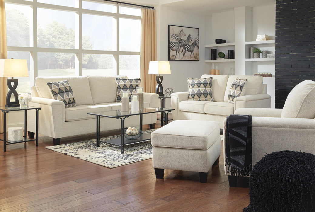 Abinger Natural Abinger Sofa, Loveseat, Chair and Ottoman
