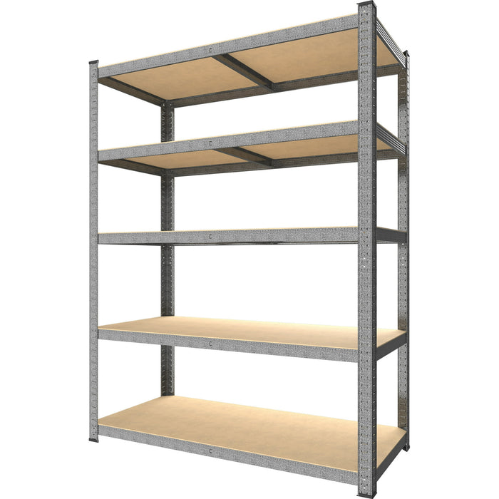 TrumanPick 5-Tier Metal Garage Storage Shelves, Adjustable Shelving Units, Heavy Duty Storage Shelf for Basement Pantry Warehouse 36" W x 16" D x 71" H, Silver