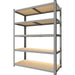 TrumanPick 5-Tier Metal Garage Storage Shelves, Adjustable Shelving Units, Heavy Duty Storage Shelf for Basement Pantry Warehouse 36" W x 16" D x 71" H, Silver