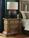 Channley Brown Three Drawer Night Stand