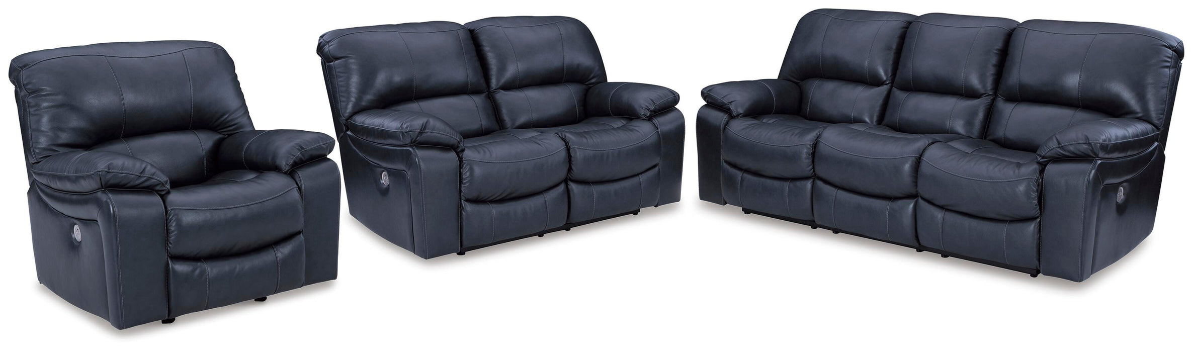 Leesworth Ocean Leesworth Sofa, Loveseat and Recliner