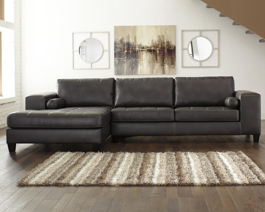 Nokomis Charcoal Nokomis 2-Piece Sectional with Chaise