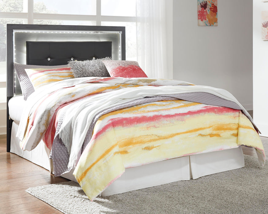 Lodanna Gray Full UPH Panel Headboard