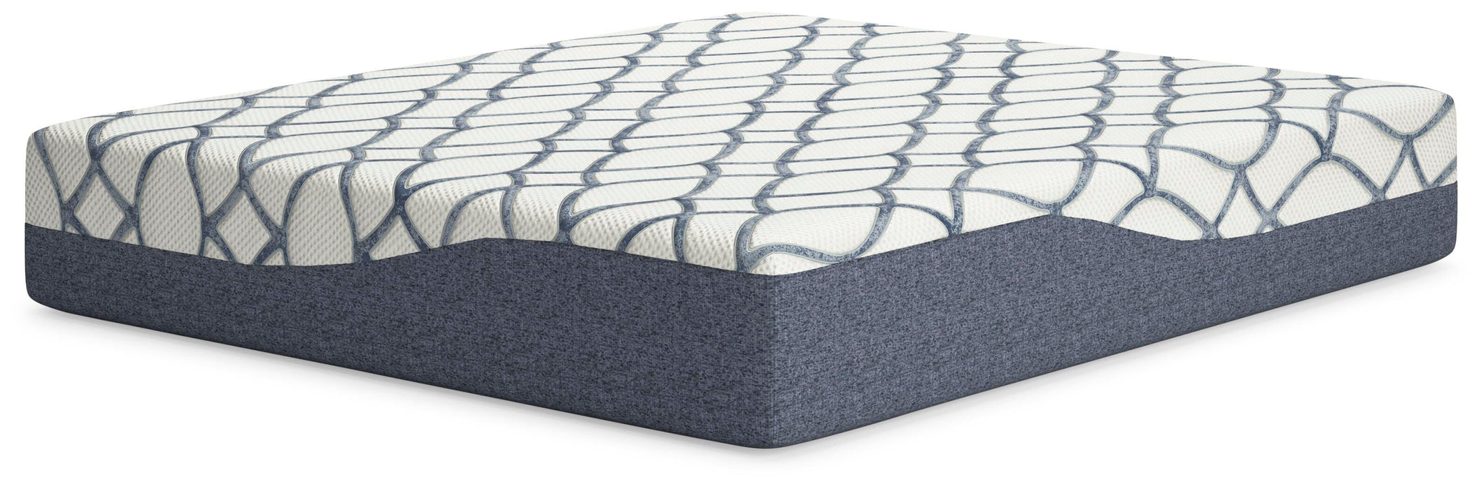 14 Inch Chime Elite 2.0 White/Blue Mattress