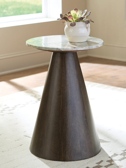 Waltnor Gray/White/Brown Accent Table