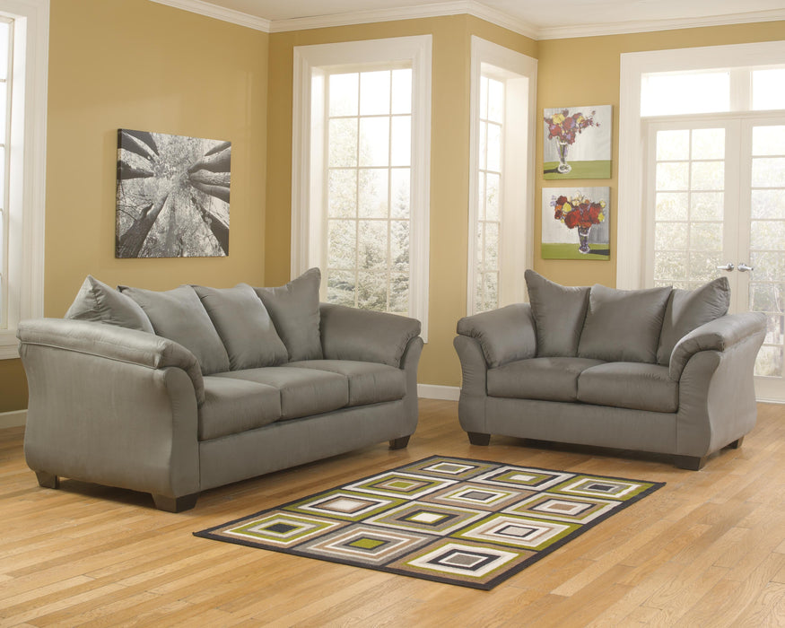 Darcy Cobblestone Darcy Sofa and Loveseat