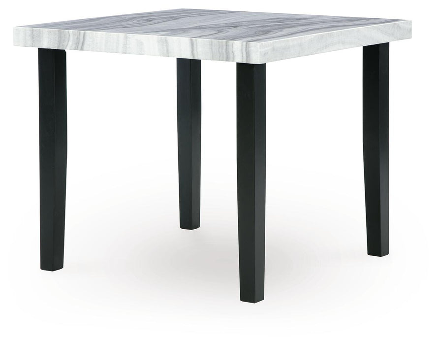 Lilyberg Gray/Black Square DRM Counter Table