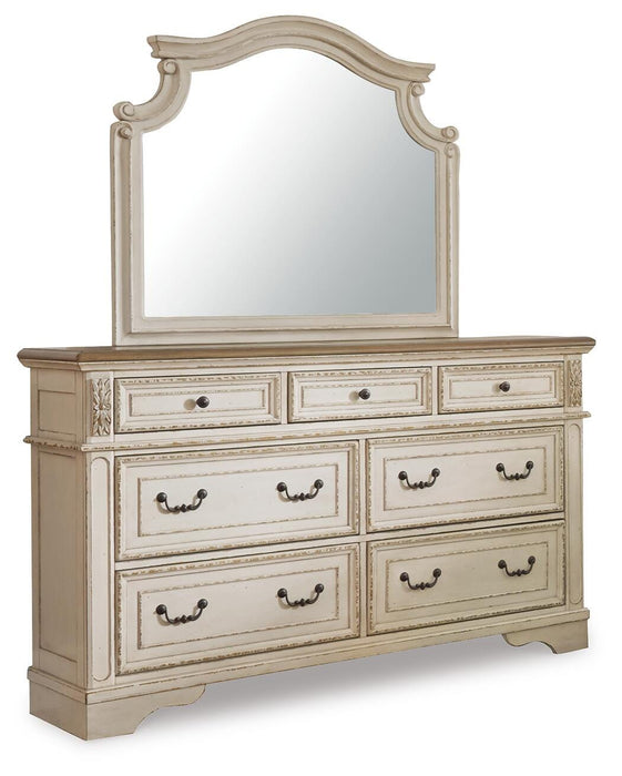 Realyn Two-tone Realyn Dresser and Mirror - Brand New