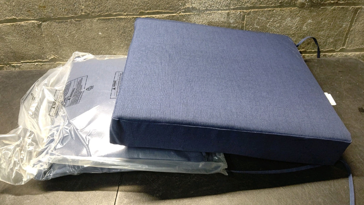 ARDEN Outdoor Deep Seat Cushion Set, 22 x 24, Water Repellent, Fade Resistant 22 x 24, Sapphire Blue Leala - open_box