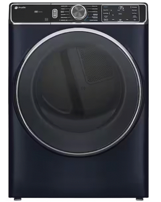GE Profile 7.8 cu. ft. vented Gas Dryer in Sapphire Blue with Steam and Sanitize Cycle, ENERGY STAR - new