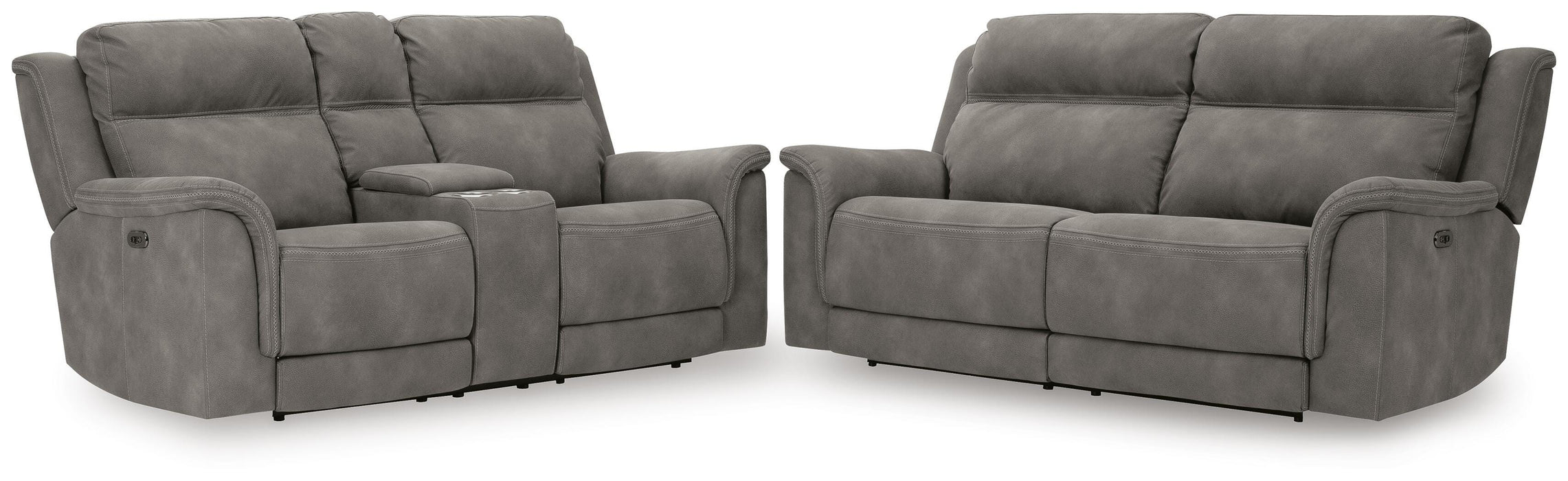 Next-Gen DuraPella Slate Next-Gen DuraPella Sofa and Loveseat
