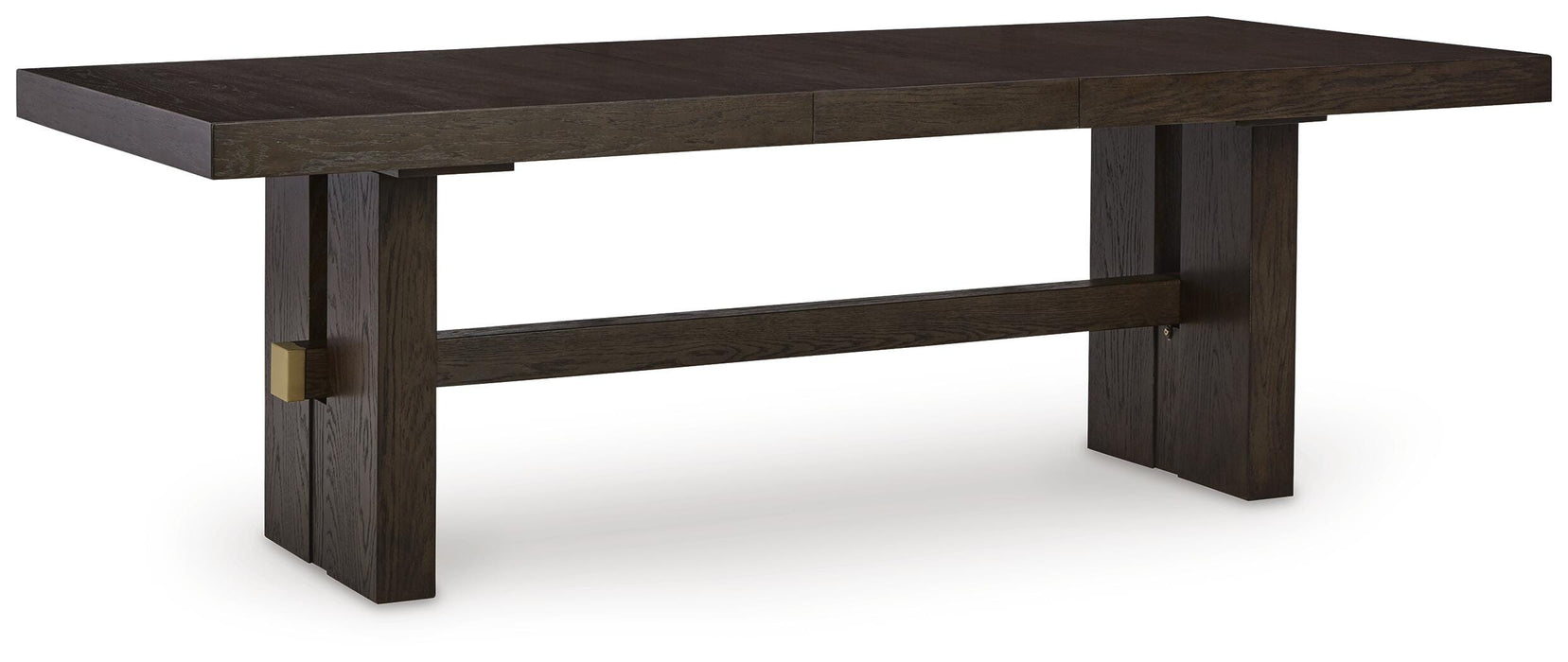 Burkhaus Dark Brown RECT Dining Room EXT Table