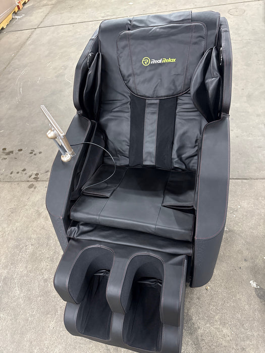 Real Relax Full Body Zero Gravity Shiatsu Recliner Electric Massage Chair, Black - new