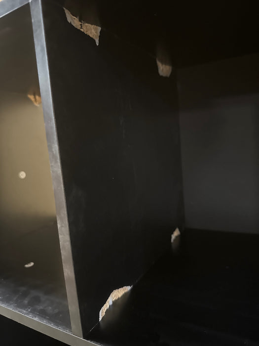 Mainstays 9 Cube Storage Organizer, Black - new