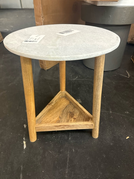 Lanham Marble Top Side Table Brown - Threshold - new