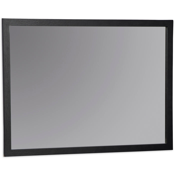 Danziar Black Bedroom Mirror
