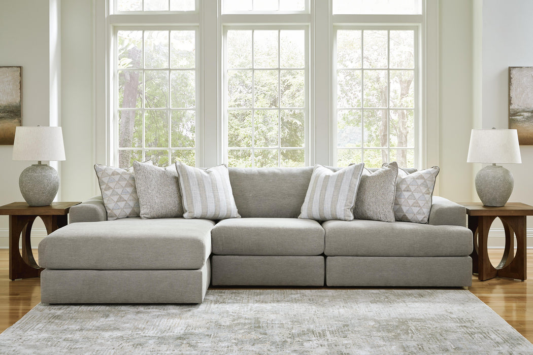 Avaliyah Ash Avaliyah 3-Piece Sectional with Chaise