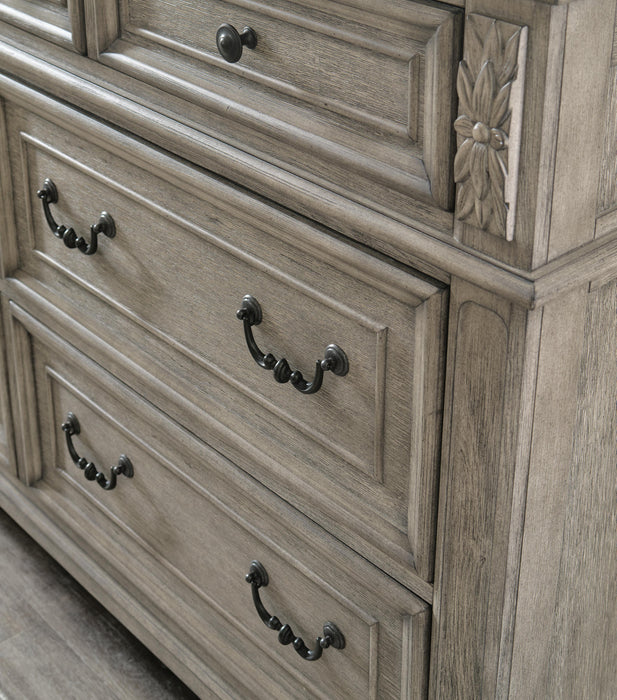 Lodenbay Antique Gray/Brown Lodenbay Dresser and Mirror