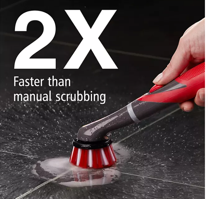 Rubbermaid Power Scrubber 5 Piece Set With Replaceable Heads - open_box