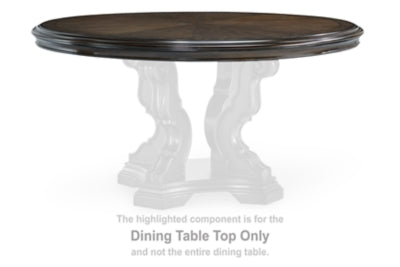 Maylee Dark Brown Dining Collection