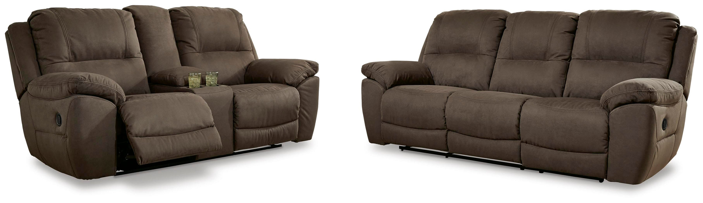 Next-Gen Gaucho Espresso Next-Gen Gaucho Sofa and Loveseat