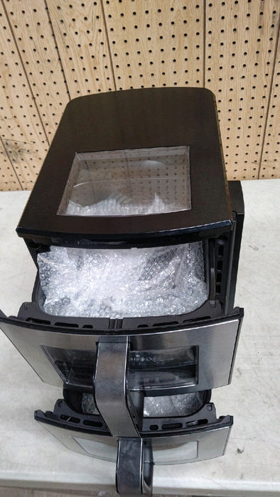 Gourmia 11-QT. Dual Basket Air Fryer with Smart Finish & 4-Layer Cooking - open_box