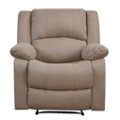 Relax A Lounger - Parkland Microfiber Recliner in - Beige - open_box