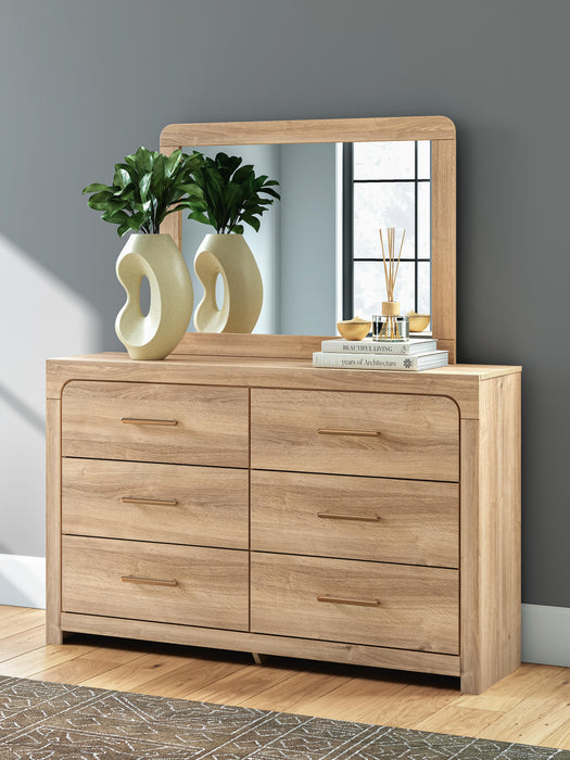 Hollymount Tan Bedroom Mirror