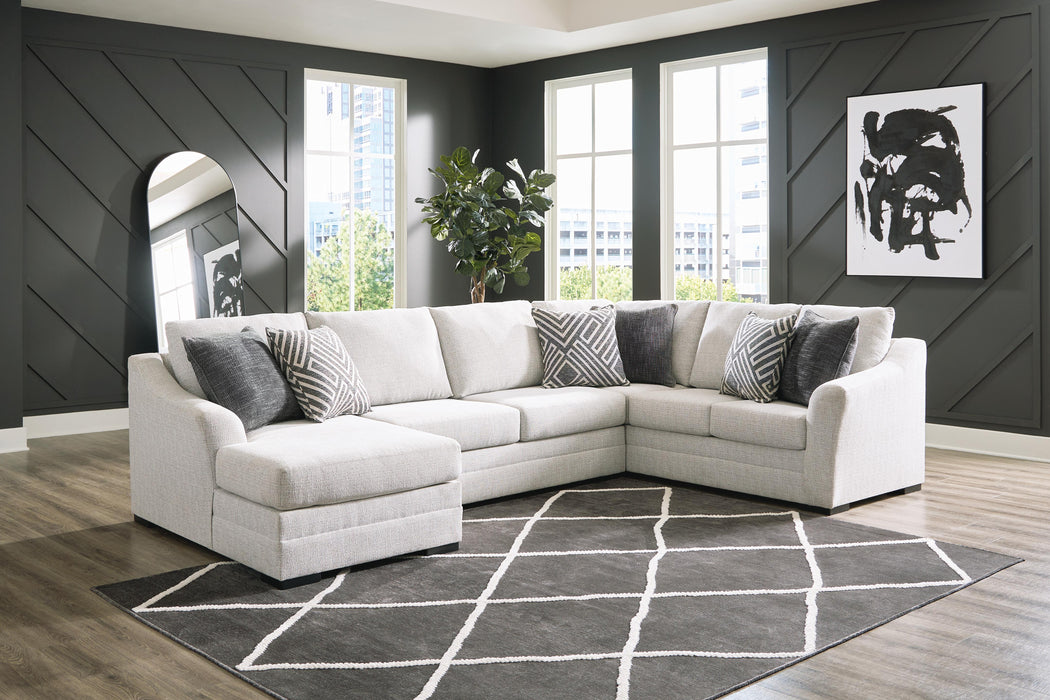 Koralynn Stone Koralynn 3-Piece Sectional with Chaise