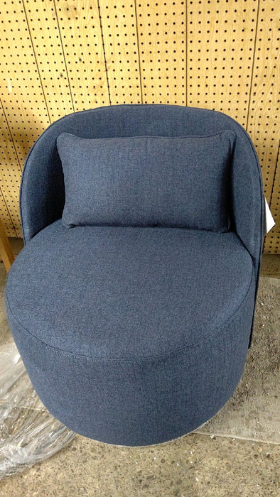 Better Homes & Gardens Juliet Modern Arch Swivel Chair, Navy - open_box