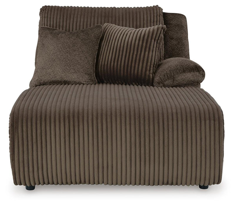 Top Tier Chocolate Top Tier 3-Piece Reclining Sofa Chaise Sectional
