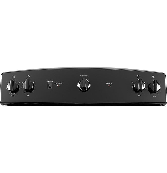 GE - 5.0 Cu. Ft. Freestanding Electric Range - Black - display_model