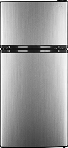 4.3 Cu. Ft. Top-Freezer Refrigerator - Stainless steel - display_model