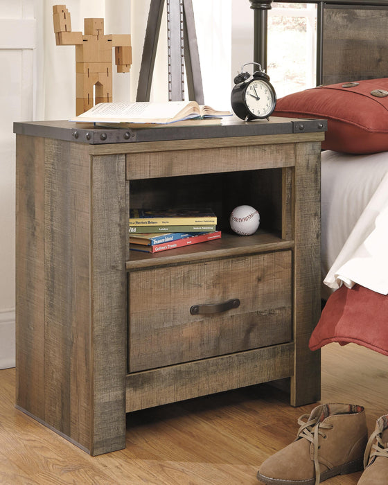 Trinell Brown One Drawer Night Stand