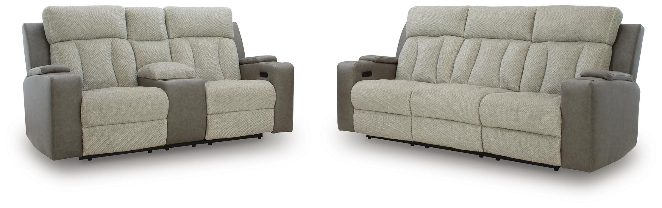 Stately Check Sisal Stately Check Sofa and Loveseat