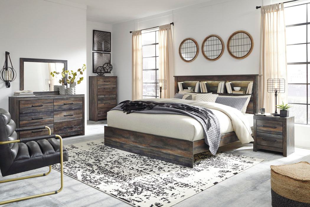 Drystan Multi Drystan King Bookcase Bed