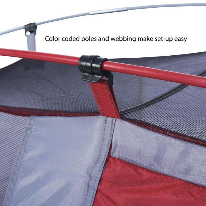 Ozark Trail 1-Person Backpacking Tent with Large Door for Easy Entry, Carry Weight-4.4lbs. - use_like_new
