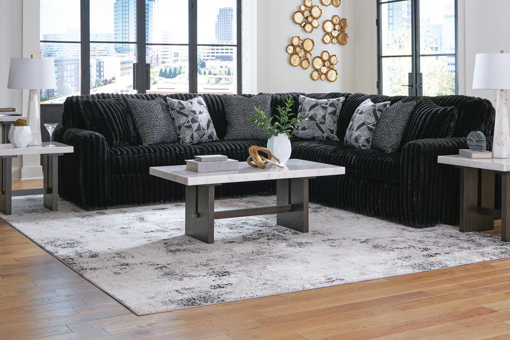 Midnight-Madness Onyx Midnight-Madness 3-Piece Sectional