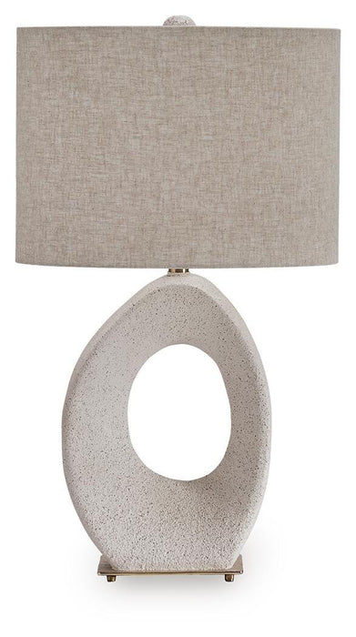 Trentlen Cream/Gold Finish Paper Table Lamp (1/CN)