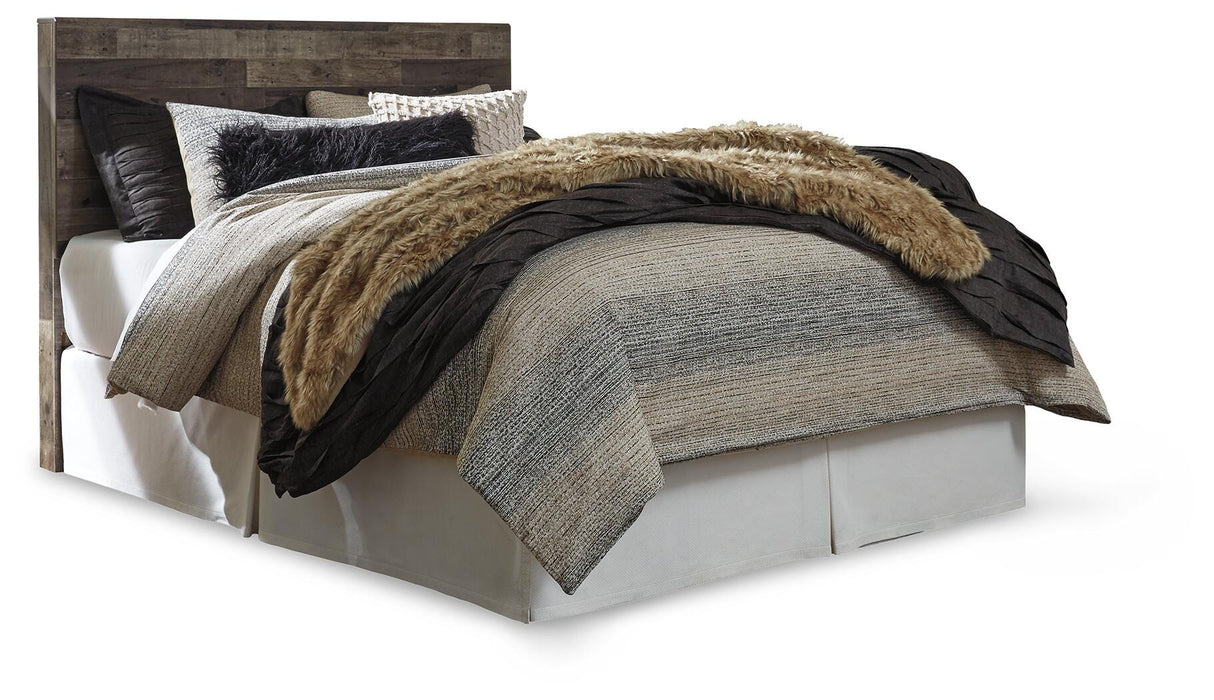 Derekson Multi Gray Queen Panel Headboard