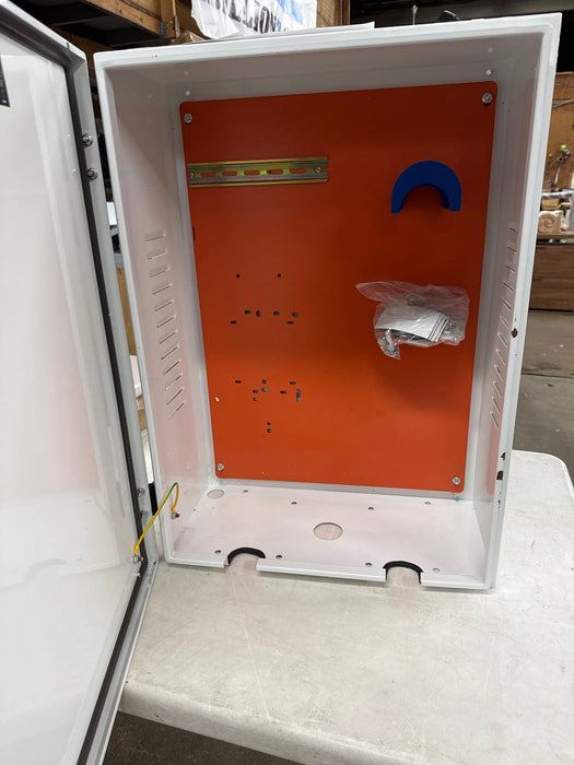 VEVOR Tesla Charging Station Enclosure, 28''x20''x10'', Exterior Cable Management Box, IP32 Rated for Dust and Water Resistance, Durable Cold Rolled Steel Construction - open_box