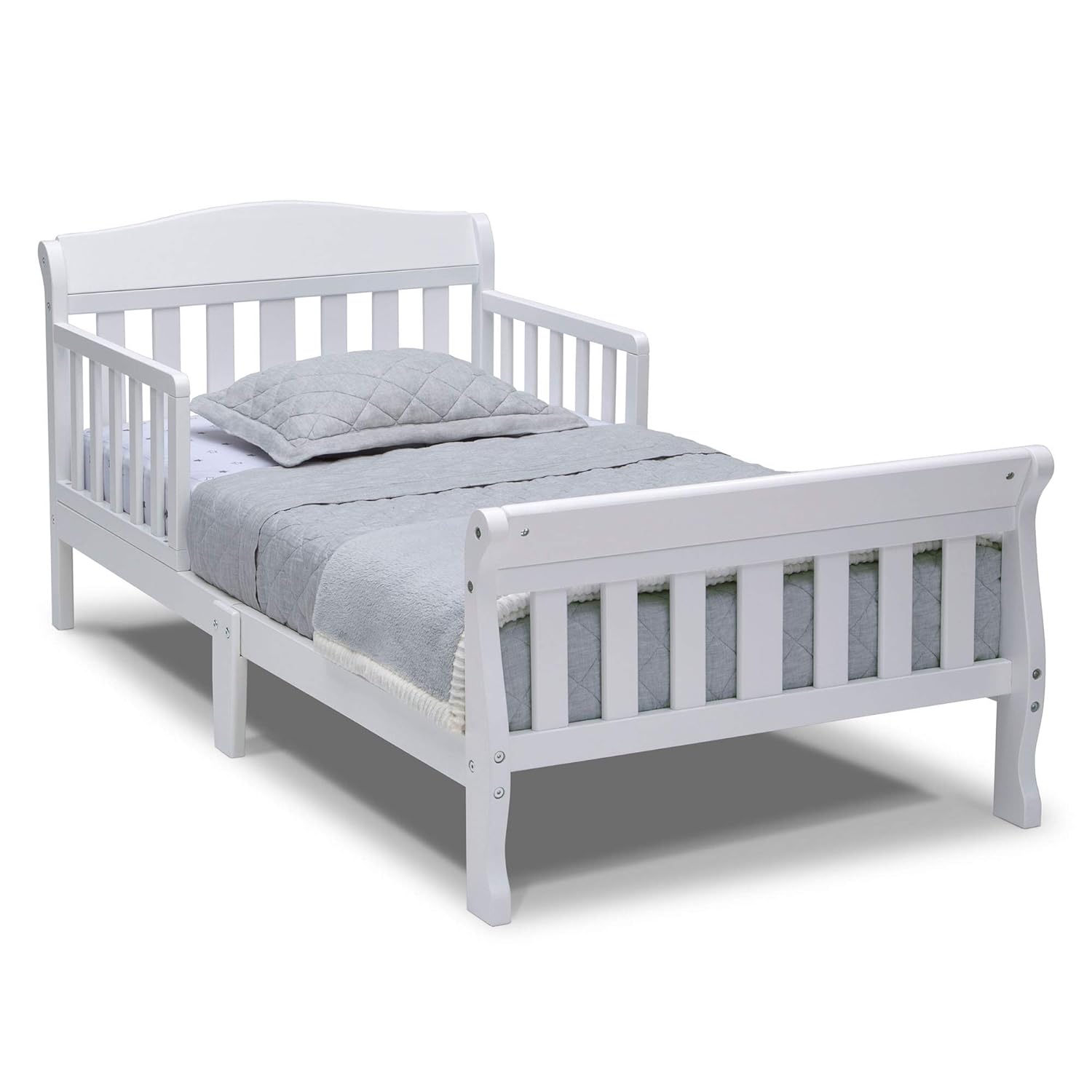 Delta Children Canton Toddler Bed, White - open_box