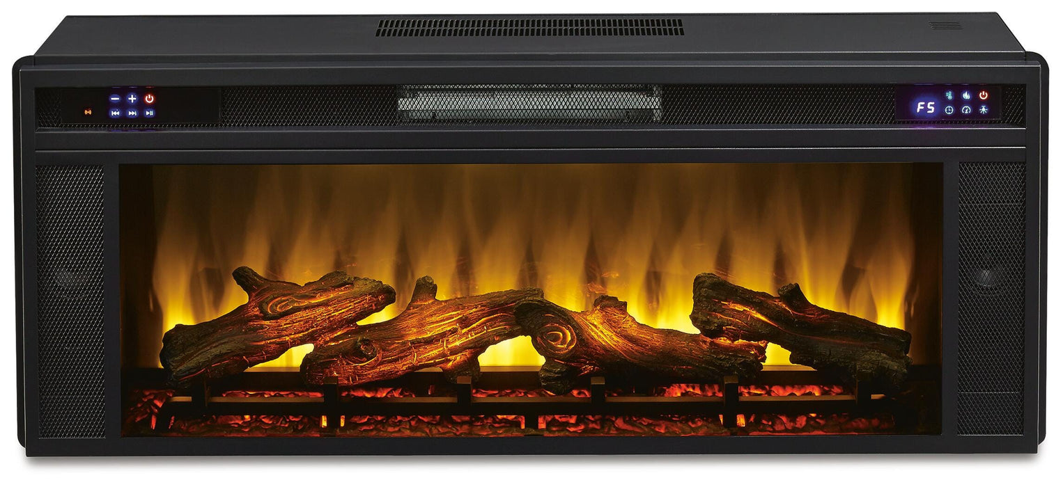 Entertainment Accessories Black Fireplace Insert