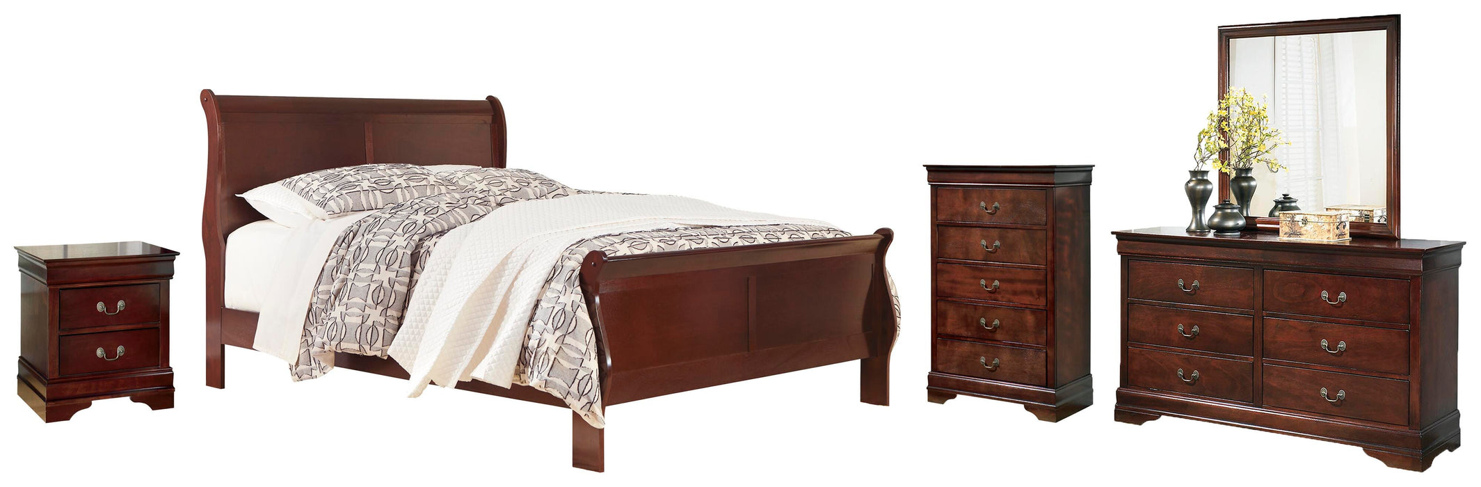 Alisdair Reddish Brown Bedroom Collection