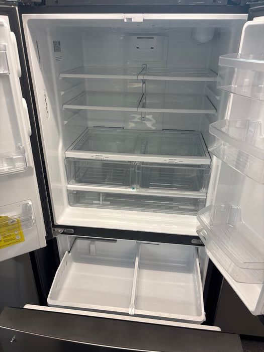 GE - 25.6 Cu. Ft. French Door Refrigerator with Space-Saving Ice Maker - Stainless Steel - new