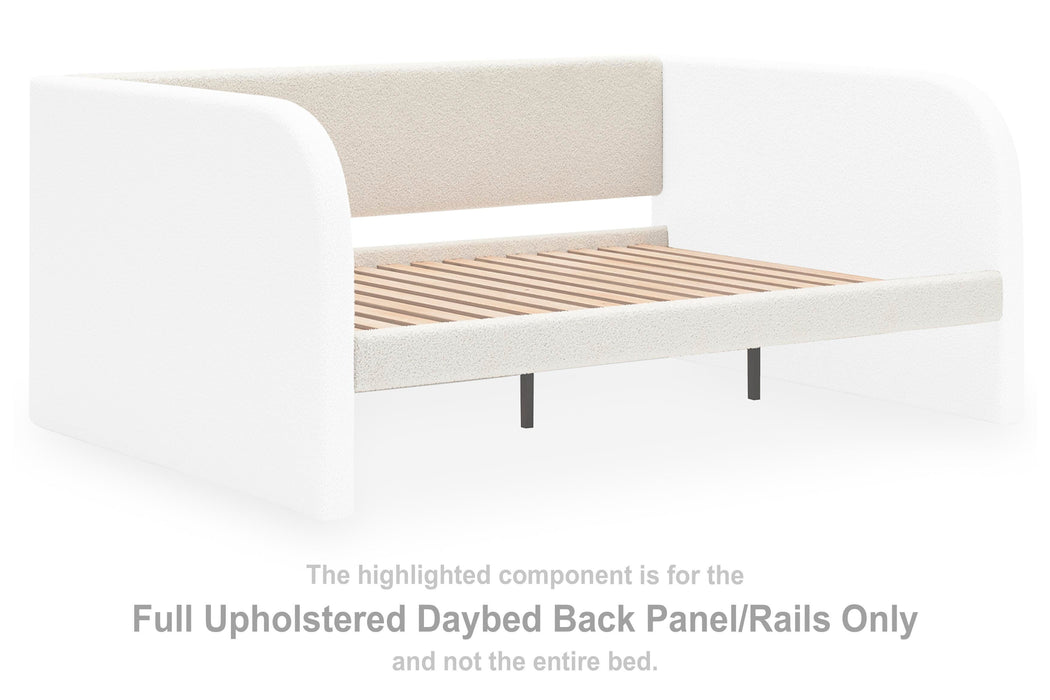 Shapella White F UPH Daybed PNL/Rails/Slats