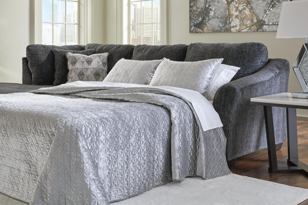 Biddeford Shadow Biddeford 2-Piece Sleeper Sectional with Chaise