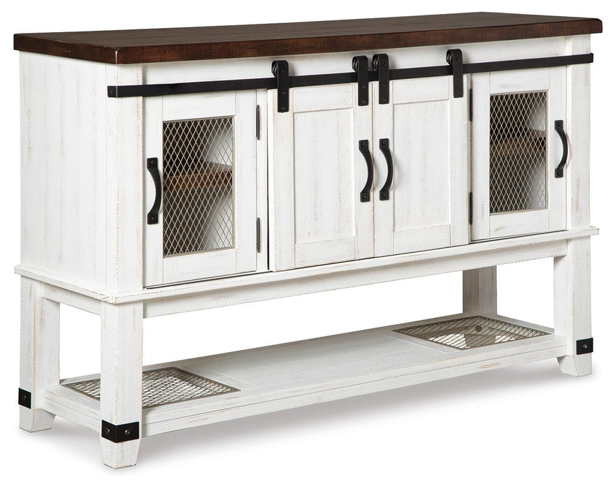 Valebeck White/Brown Dining Collection
