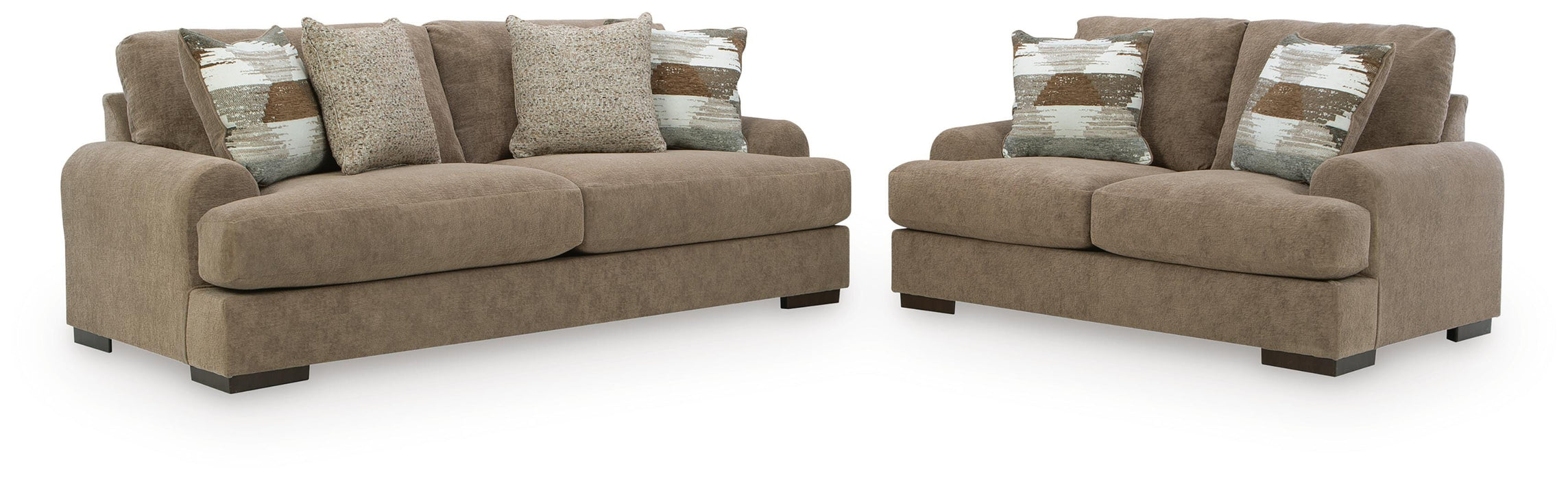 Nolenburg Pecan Nolenburg Sofa and Loveseat