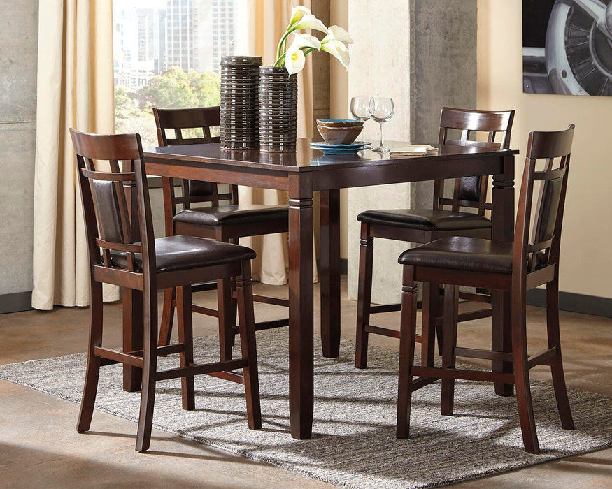 Bennox Brown DRM Counter Table Set (5/CN)